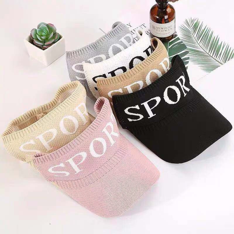 Topi Visor Olahraga Wanita – Fashionable & Adem untuk Outdoor/Topi Baseball Cap SPORT Summer Hat Fem
