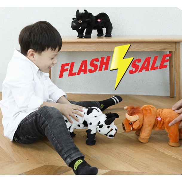 COD Mainan Anak Boneka Banteng MATADOR Joget BONEKA UNICORN MUSIK BISA JALAN & GOYANG DAN NYANYI/Ber