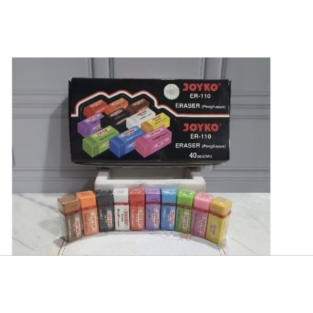 

[10pcs] Penghapus Joyko Besar Kecil