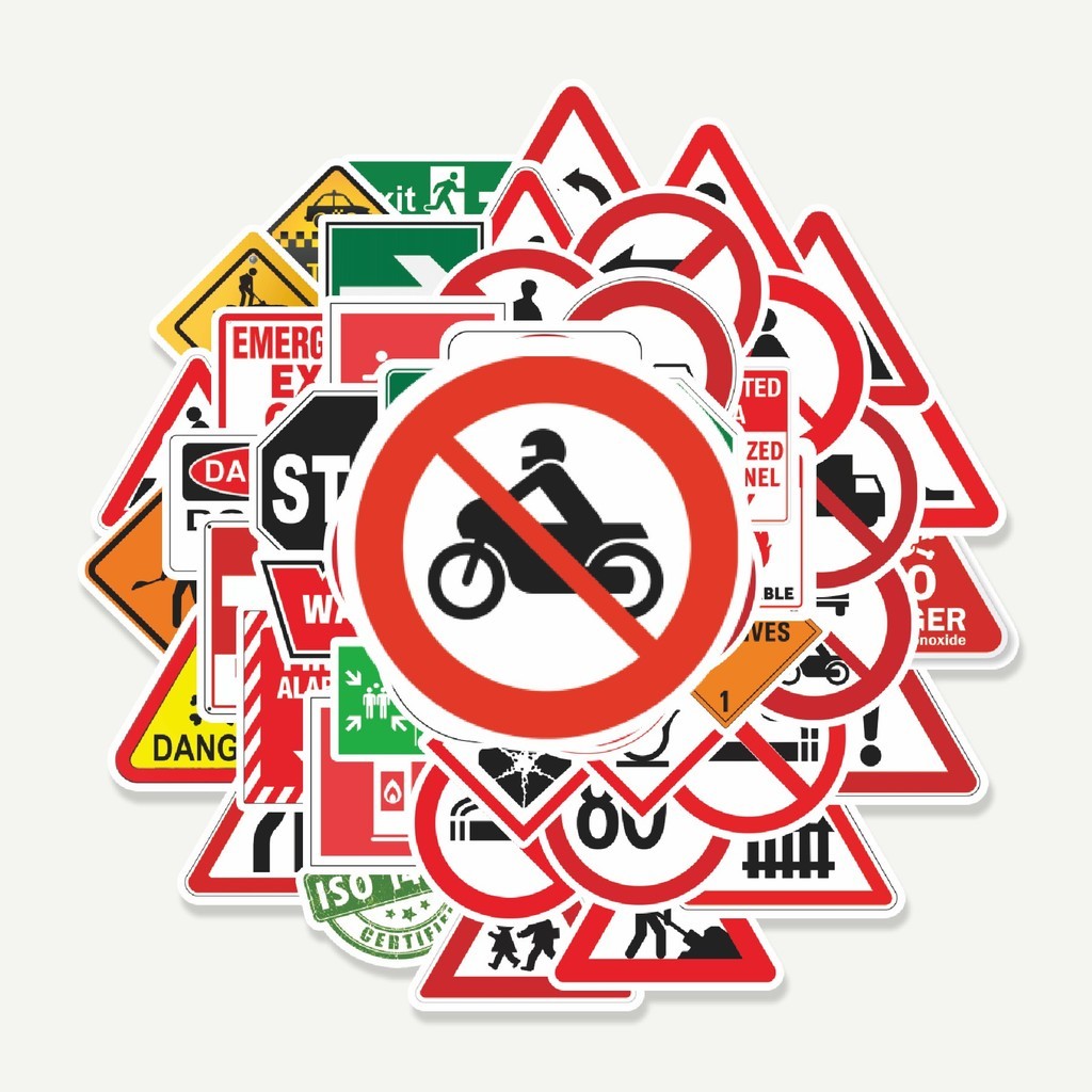 

Sticker Pack Stiker Keselamatan & Simbol Operasional | Sticker TUMBLR | Stiker LAPTOP KOPER HELM