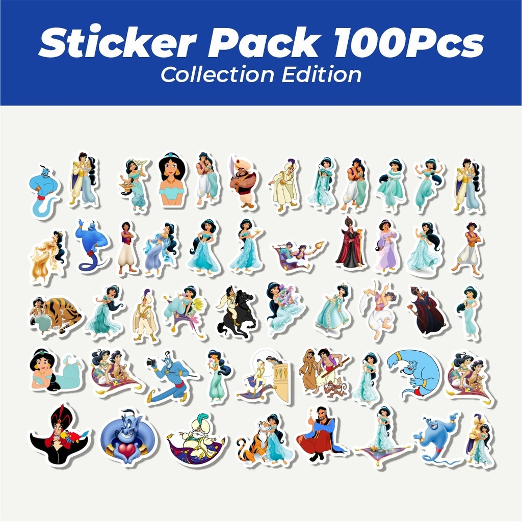 

Hot Sticker Kartun Aladdin Sticker Lucu Anti Air Stikers Berperekat Waterproof Sticker Decal Buat Motor Helm Buku Journal Koper Casing HP Laptop Botol Minum