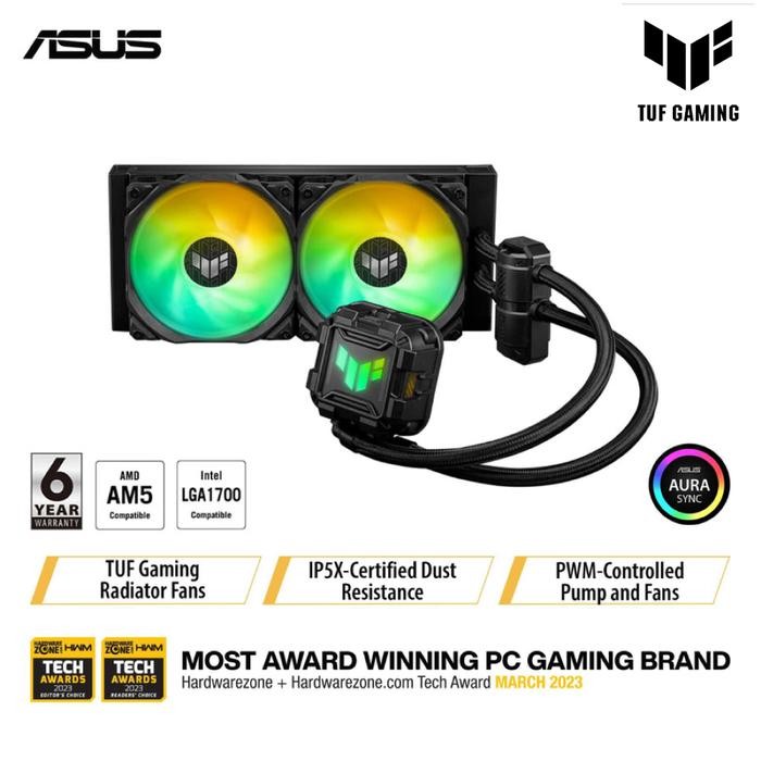 ASUS TUF Gaming LC II 240 ARGB | Liquid CPU Cooler 240mm Aura Sync