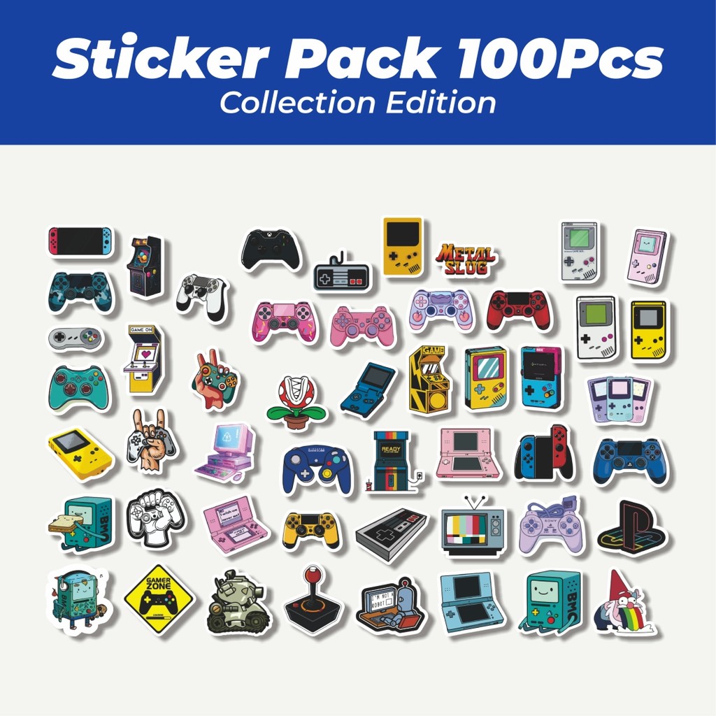 

Hot Stiker Gamepad v2 Lucu Anti Air Stikers Berperekat Waterproof Sticker Decal Buat Motor Helm Buku Journal Koper Casing HP Laptop Botol Minum