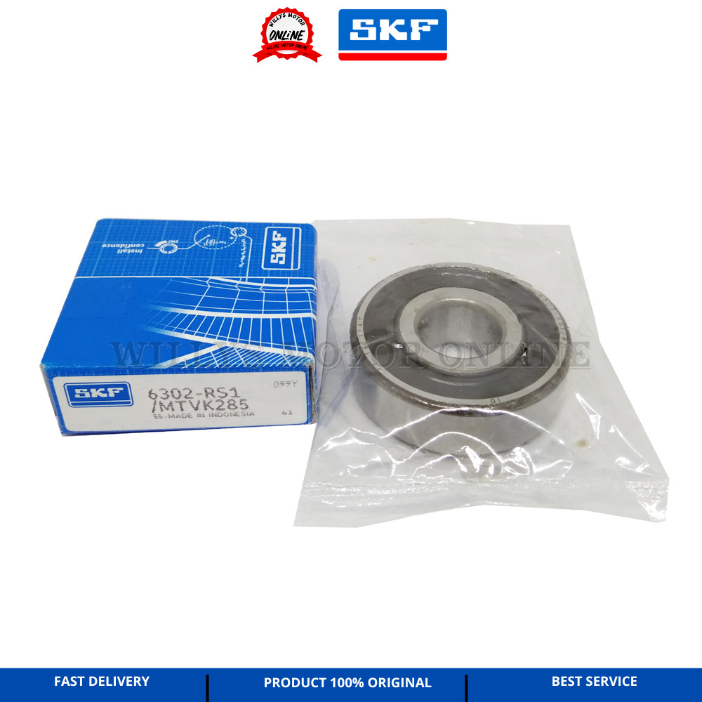 BEARING 6302-RS1 SKF ORIGINAL MTVK285 LAHER 6302 SKF