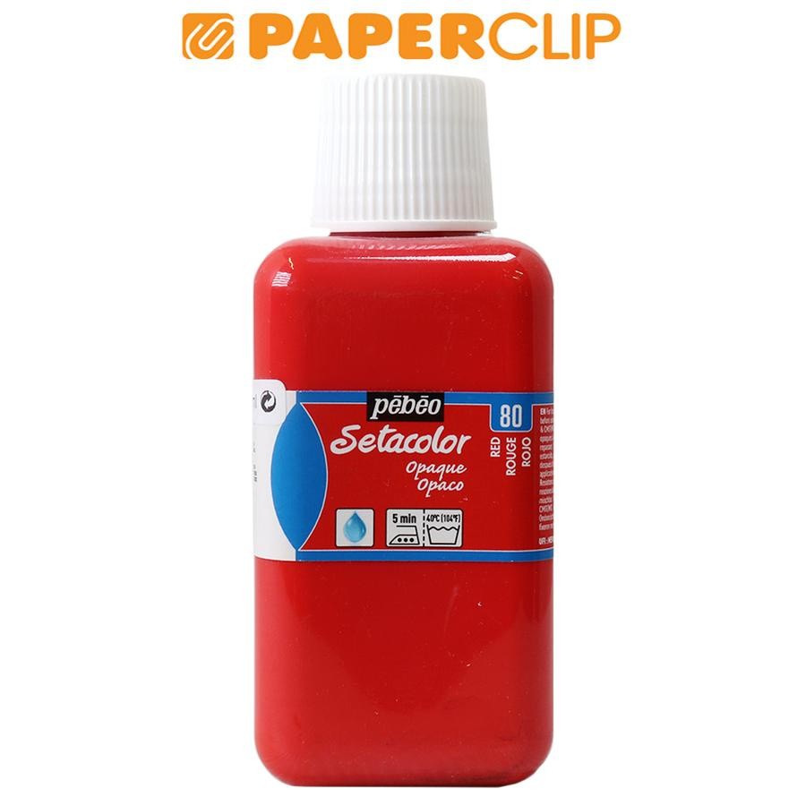 

COD CAT WARNA KAIN / PEBEO SETACOLOR OPAQUE MATT 250ML 296-080 RED