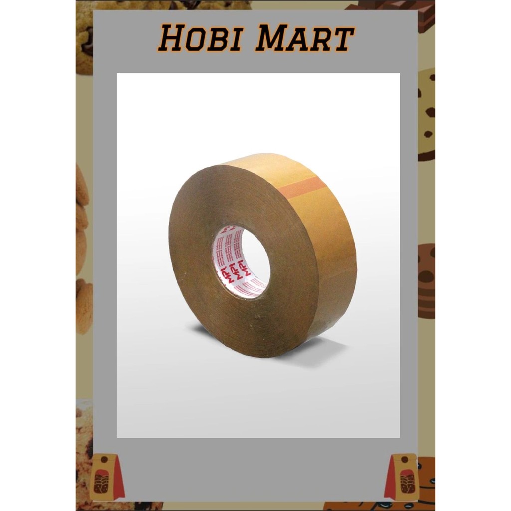 

HM Lakban Bening - Lakban Cokelat 45 mm x 500 Yard Master Pack Indonesia
