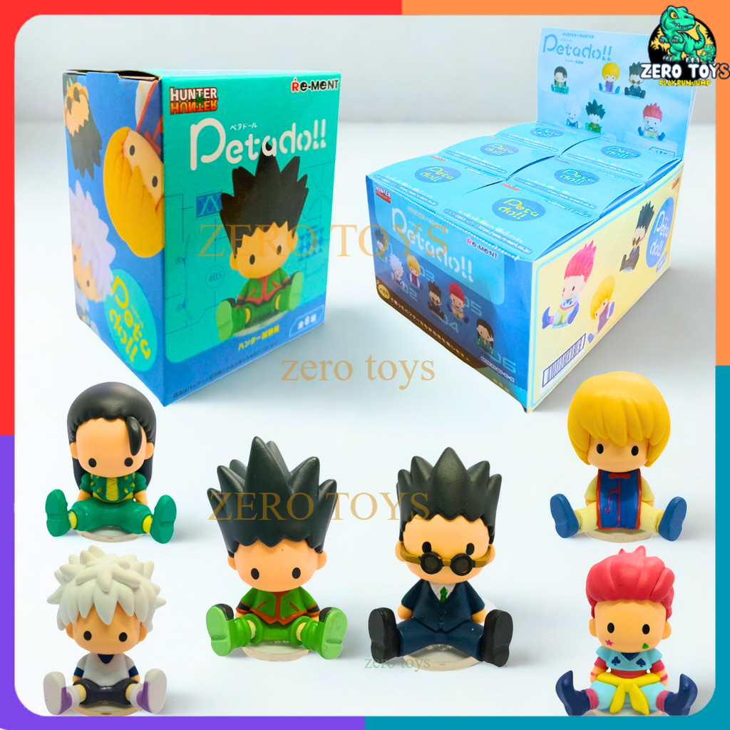 Figure Hunter X Hunter Petadoll Anime Killua Gon Freecss Kurapika Leorio Blind Box set6