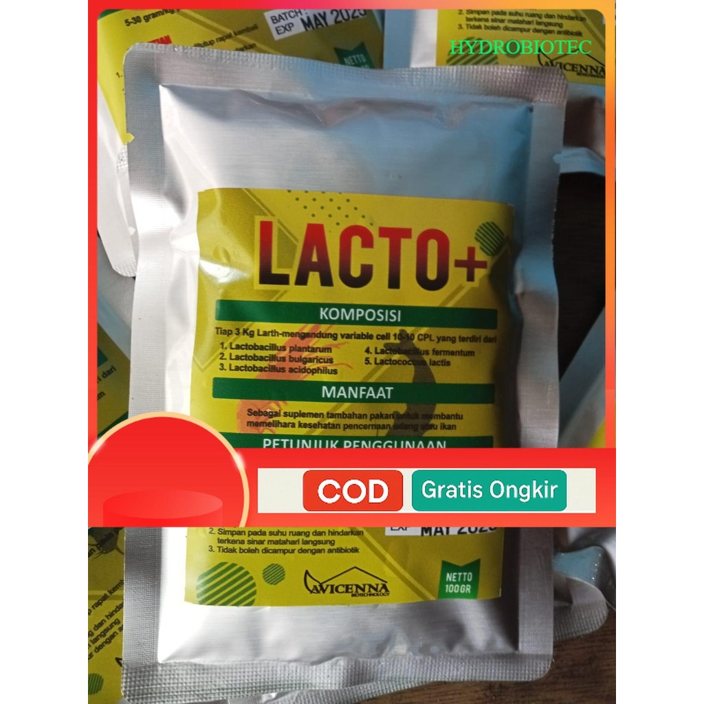 100 Gram - Probiotik Campuran Pakan untuk Udang dan Ikan mengandung La