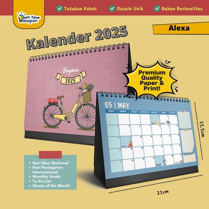 

Alexa Kalender Duduk Journal Catatan Bisa Ditulis