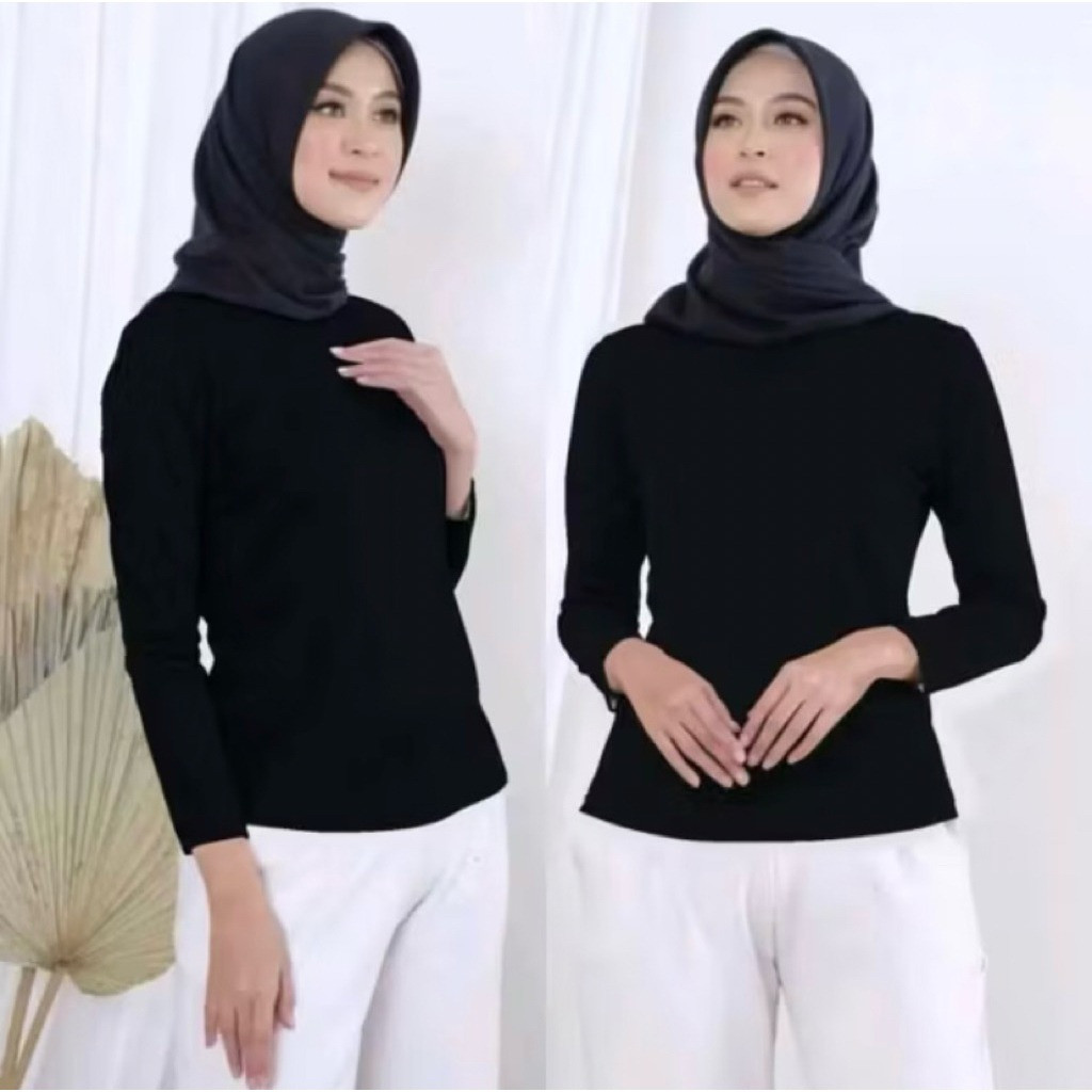 manset baju lengan panjang spandek | dalaman baju manset | manset wanita lengan panjang