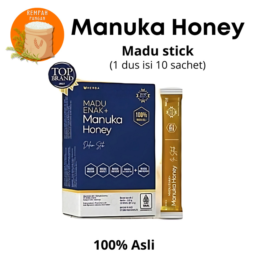 

Madu Enak Manuka MGO50 - 1 Box isi 10 Stick - Madu Manuka Asli