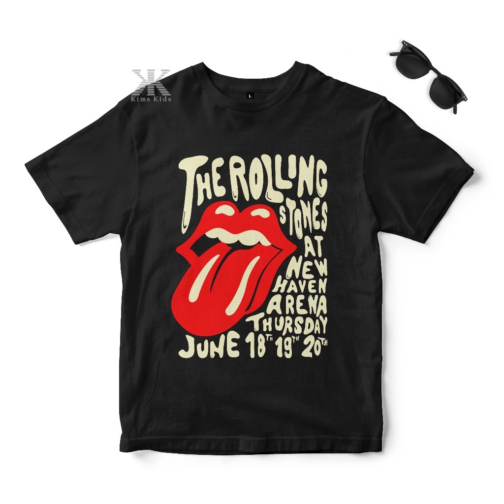 SELLMOUS - T-SHIRT ANAK KAOS MUSIK BAJU BAND THE ROLLING STONES
