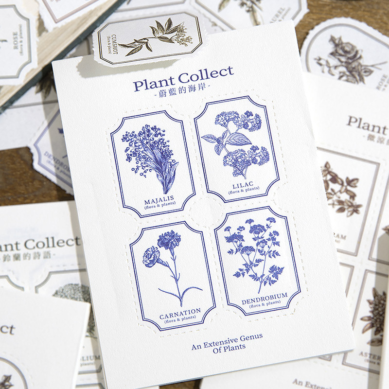 

30pcs/lot Memo Pads Material Paper Botanical Notes Junk Journal diary Scrapbooking Cards Background Decoration Paper stationery