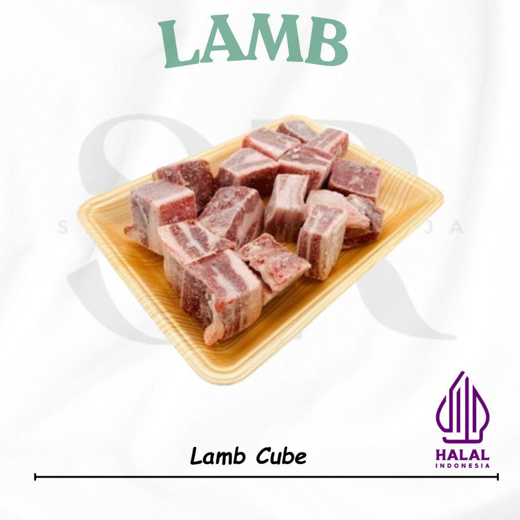 

Daging Domba Muda Import AUS Potongan / Lamb Cube 500 gram - 2 Kg Frozen Tangerang