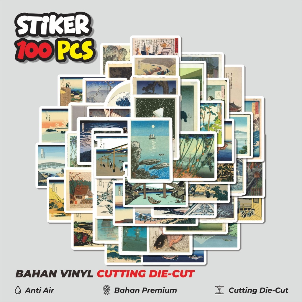 

Terbaru! 50 pcs Stiker Japanese Customs 2 Dekorasi Lucu Kreatif untuk Notebook, Skateboard, HP