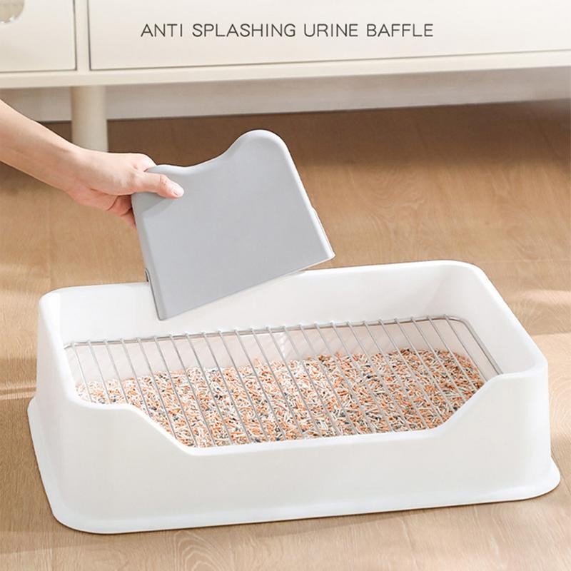 Litter Box Litter Guard Reusable Pee Shield Anti-Splashing Litter Box Litter Guard Lightweight Litte