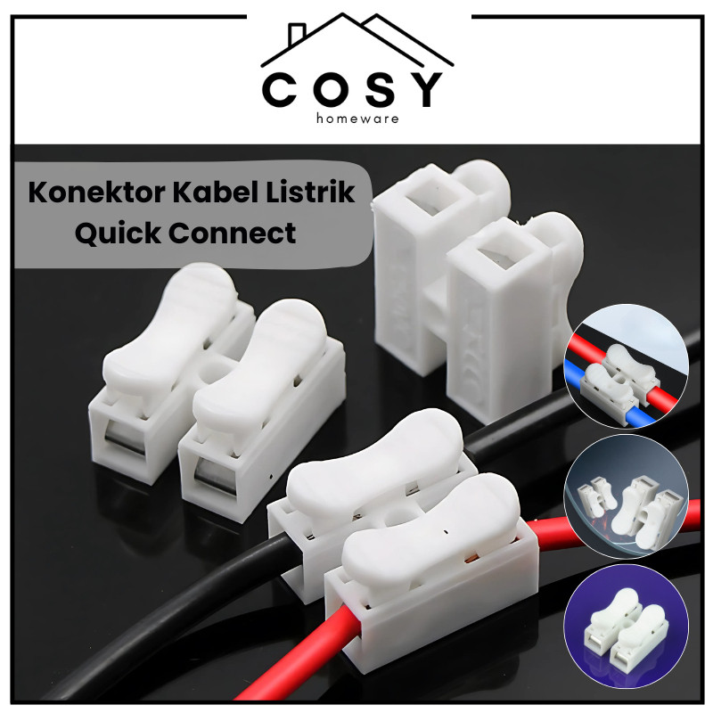 Konektor Kabel Listrik Quick Connect Terminal Konektor Kabel Praktis