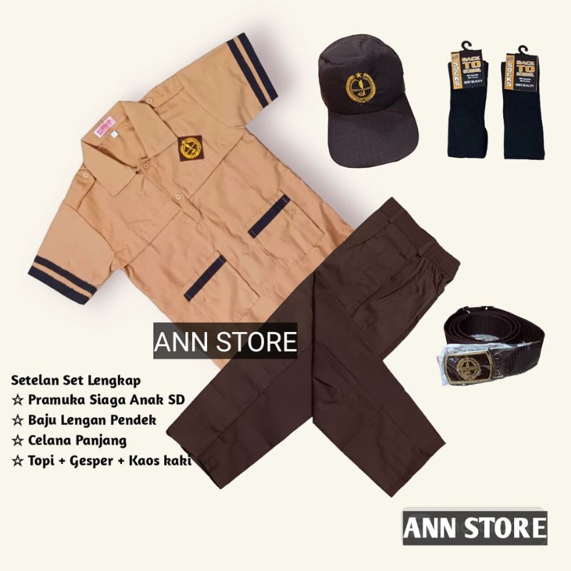 GH78UK Seragam pramuka siaga sd laki laki,Seragam pramuka sd laki laki,Baju pramuka siaga sd laki la