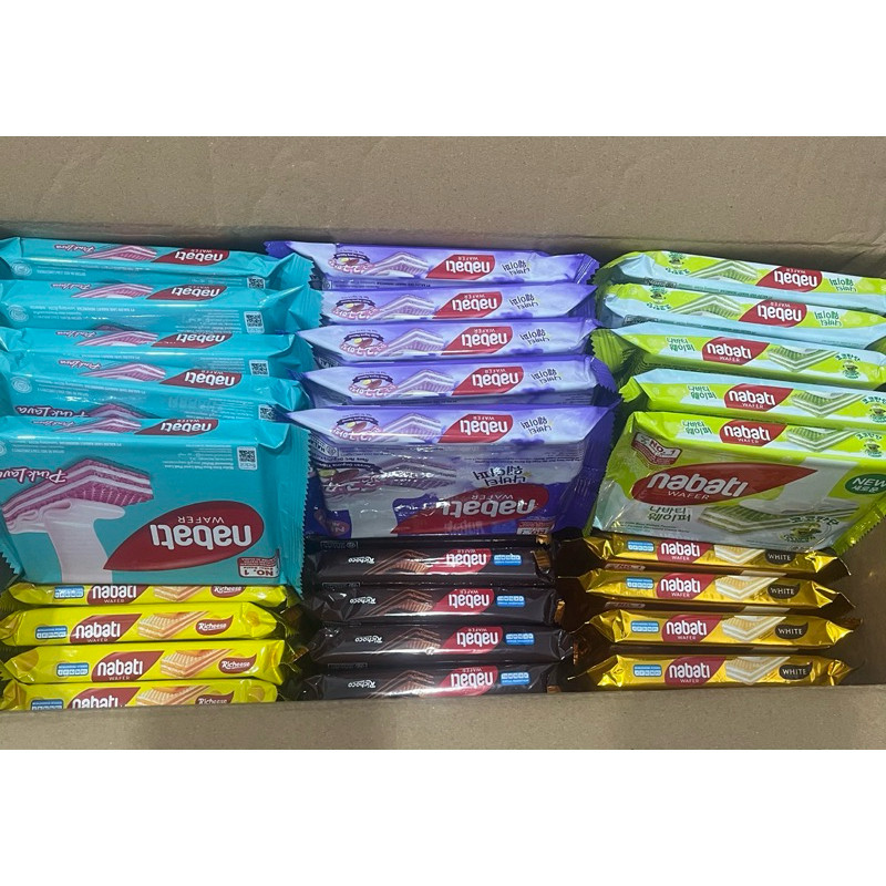 

(1 DUS/ isi 60pcs ) NABATI MIX 6 RASA