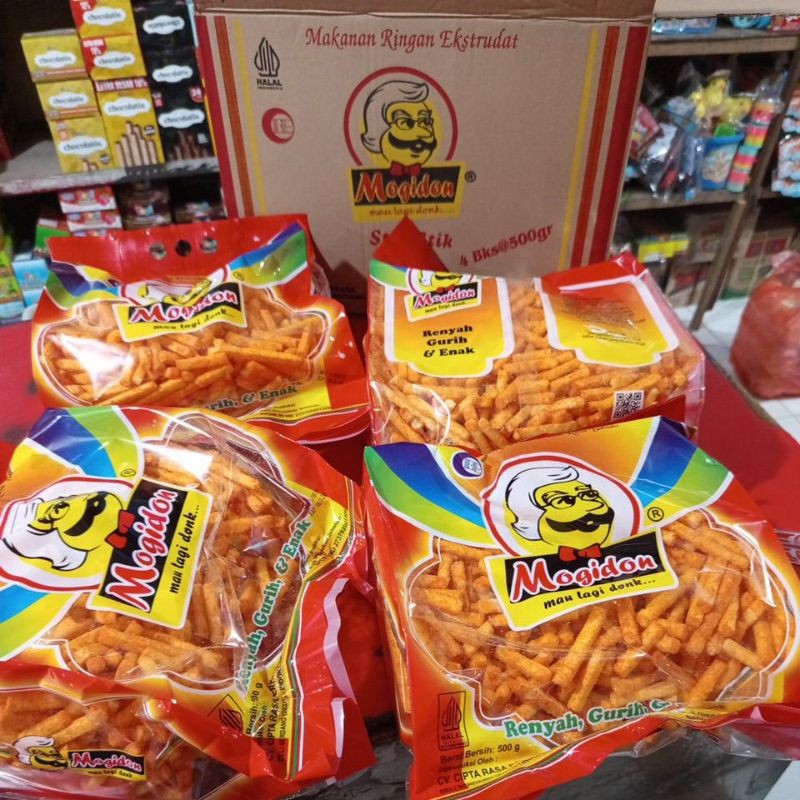 

Mogidon Stik Stik Rasa Sambal Balado Per dus 4 Bungkus@500gram x 4 bungkus