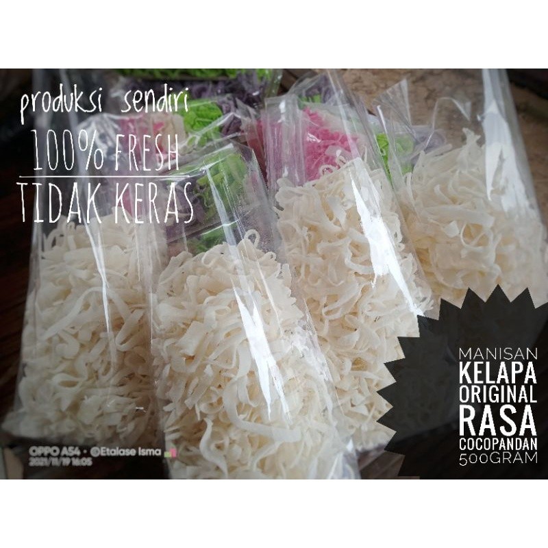 

MANISAN KELAPA ORIGINAL 500gr / SIRPA / PURUY / CEMILAN KEKINIAN / AMPYANG KELAPA / MAKANAN JADUL