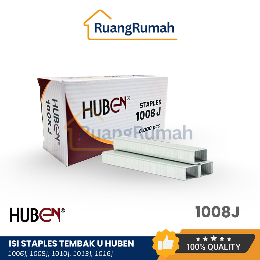 (Grosir) HUBEN Isi Staples Tembak 1008J Tajam Kuat Tebal