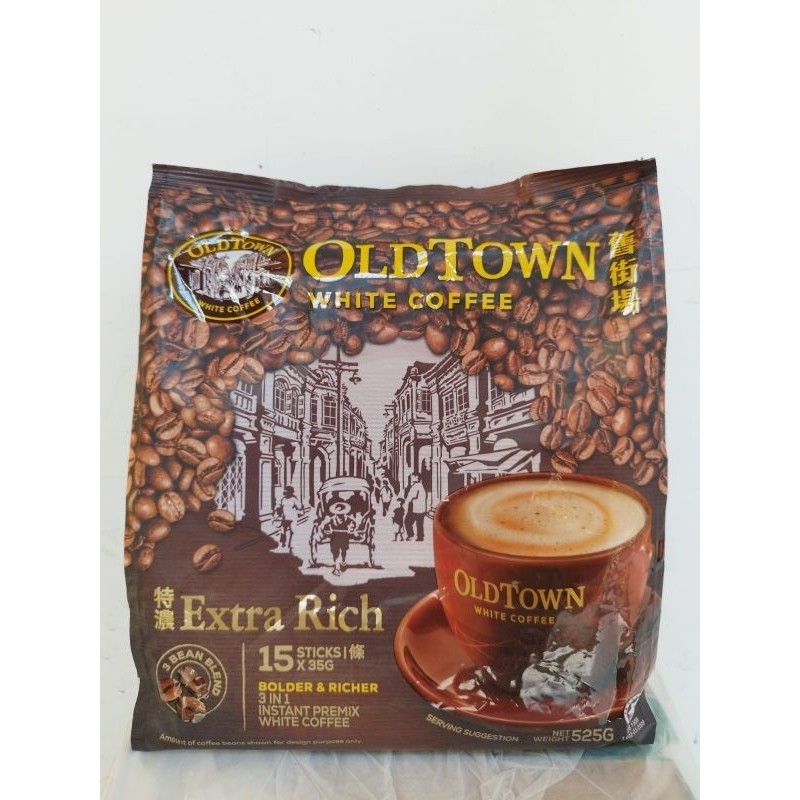 

OldTown White Coffee Extra Rich Original Malaysia 15Sticks x 35Gram