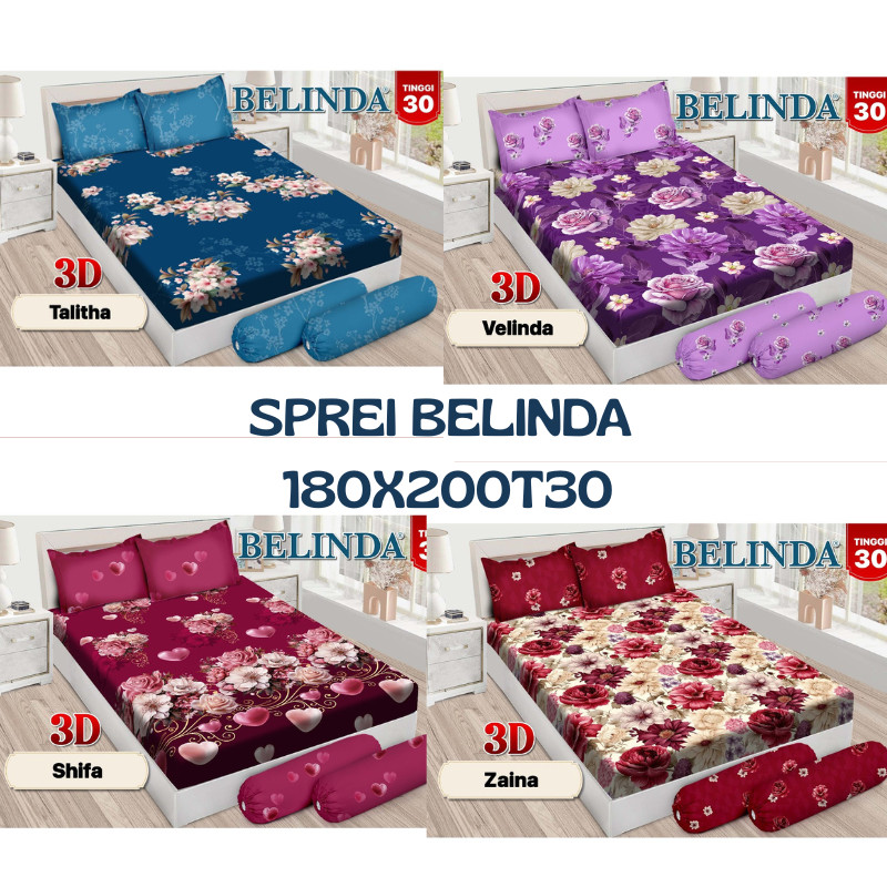 Sprei Belinda By Bonita Ukuran 180x200T30