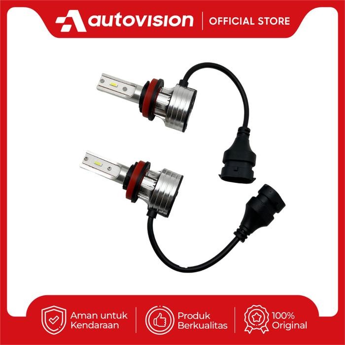 Lampu Utama / Kabut Mobil LED Autovision XAND H11 12V 27W - Kuning