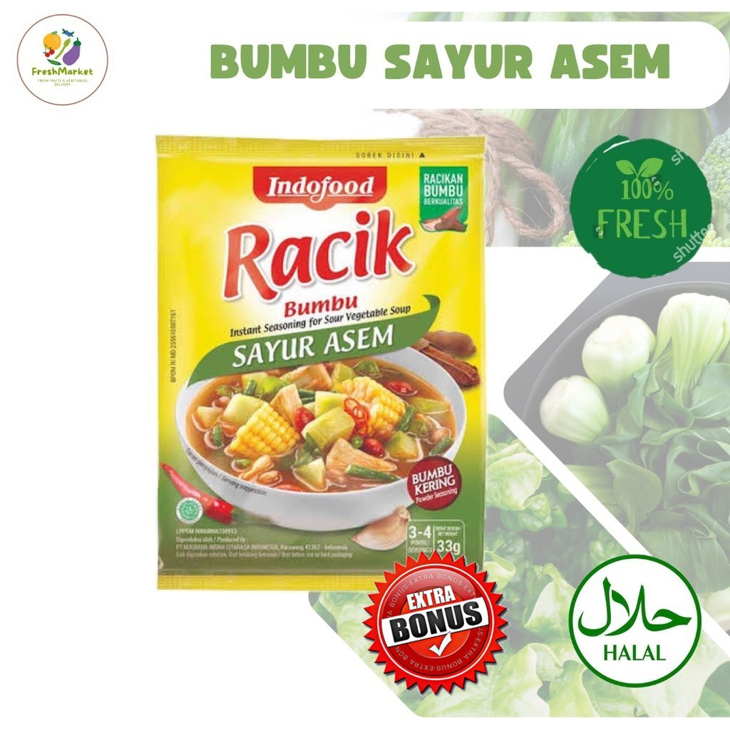 

Bumbu Racik Instan Sayur Asem 1 Sachet Sayurinstant
