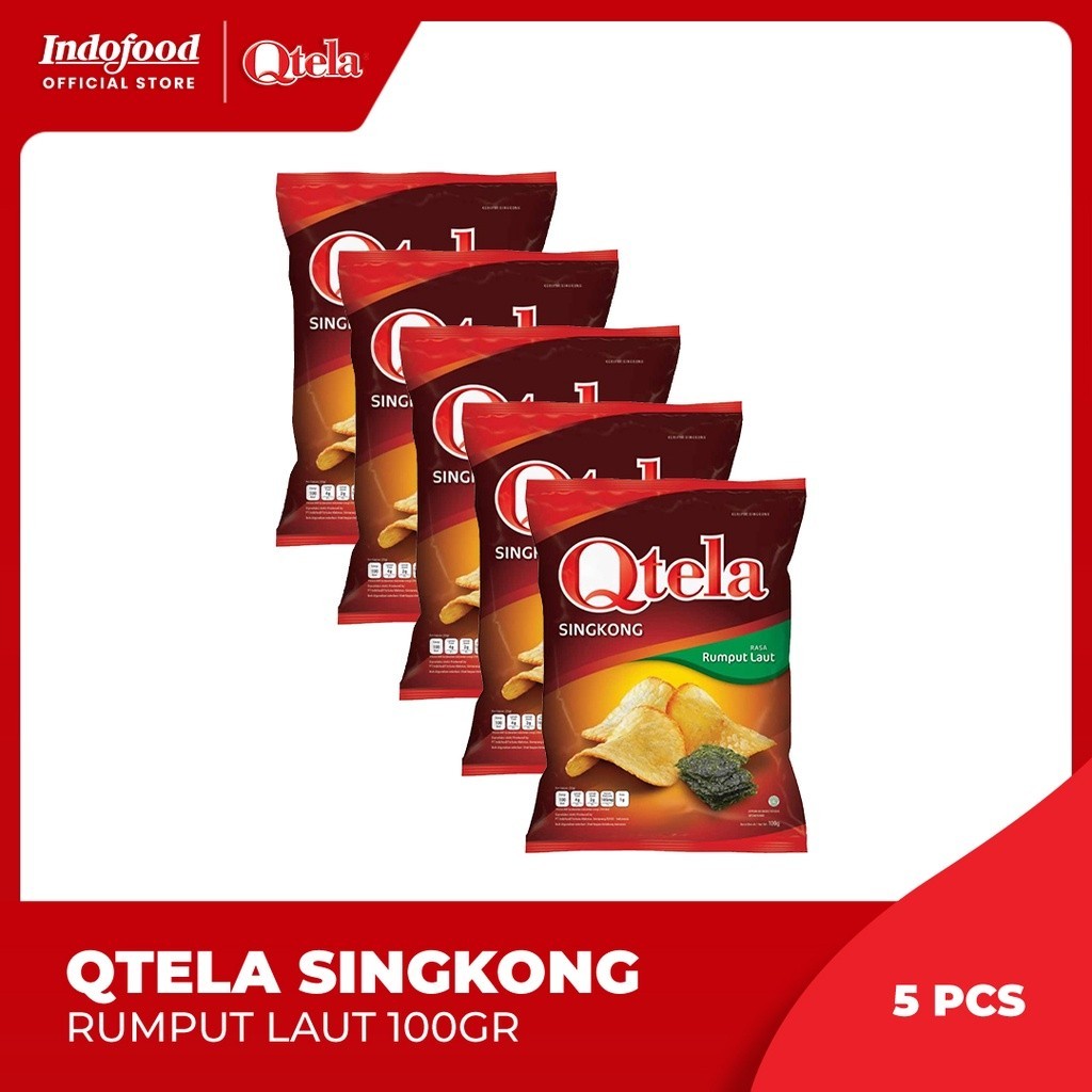 

5 Pcs - Qtela Singkong Rumput Laut 100gr