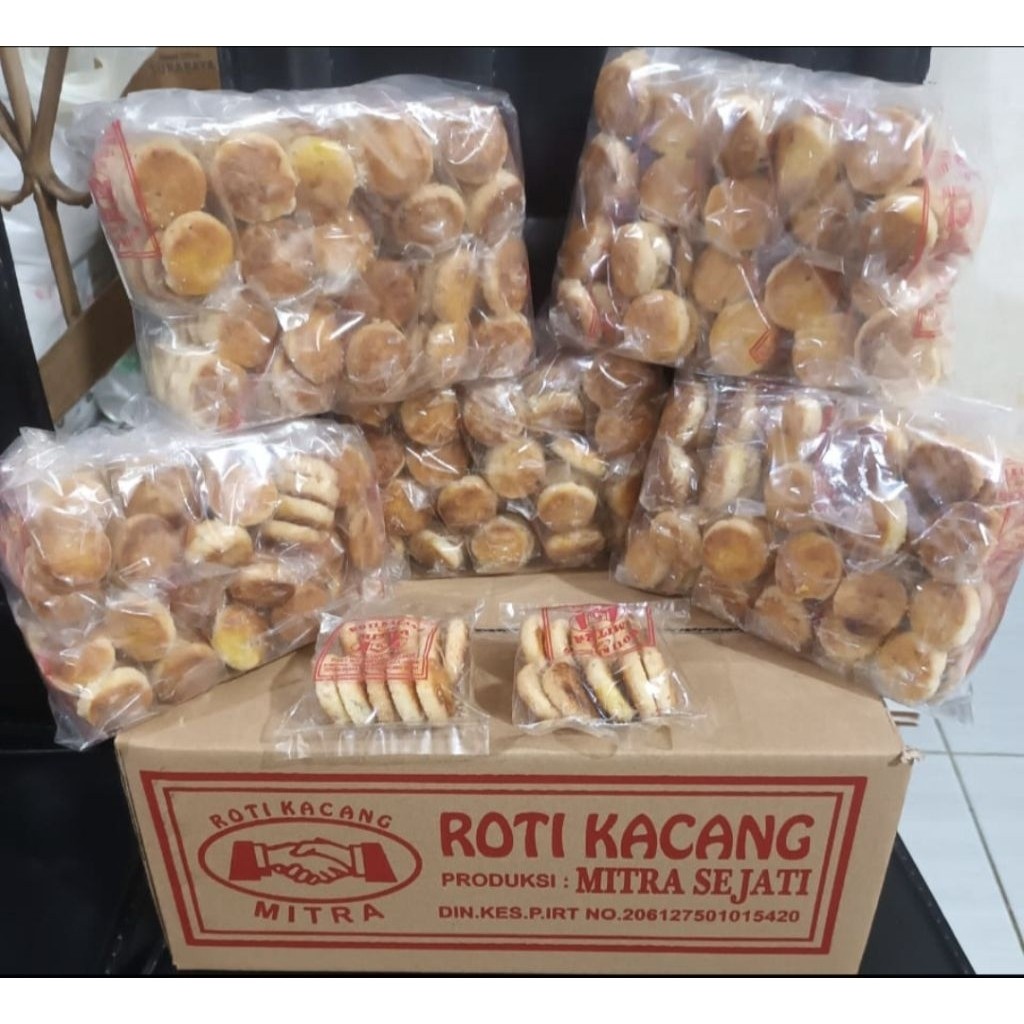 

ROTI KACANG MITRA SEJATI 1 PAK ISI 10 BUNGKUS