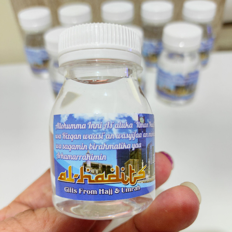 

Air Zamzam Kemasan isi 50ml Asli Original Oleh Oleh Haji dan Umroh