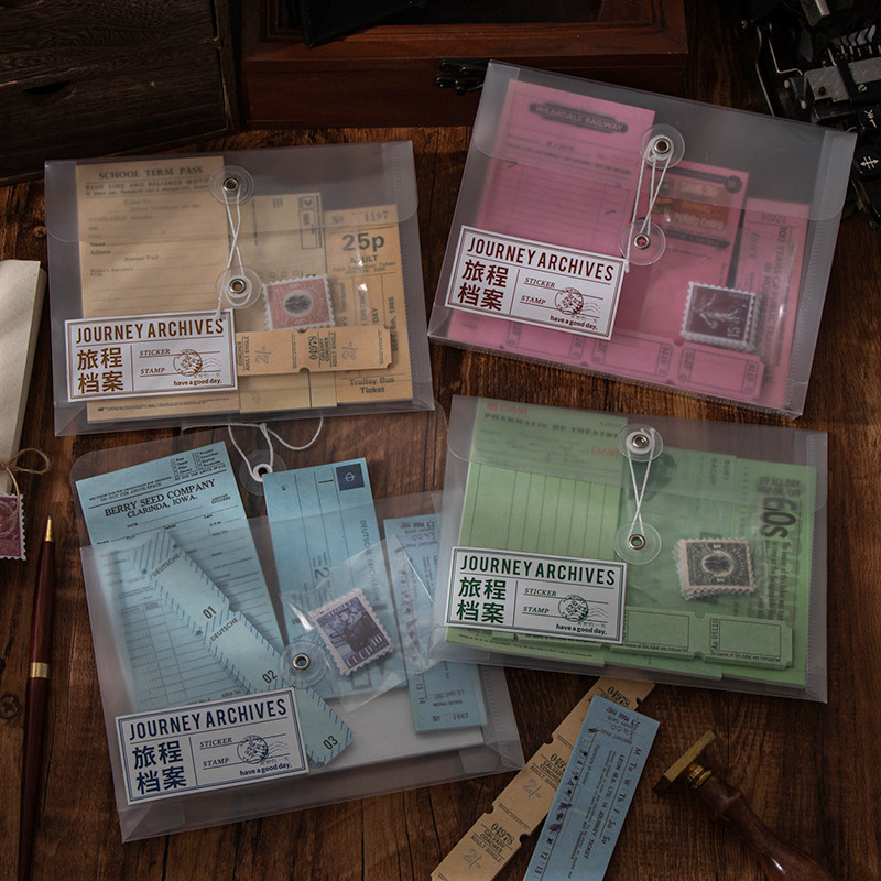 

140 pcs Vintage ticket paper Collage material Decorative Scrapbooking Background paper Diary Album hand made Diy Craft Supplies