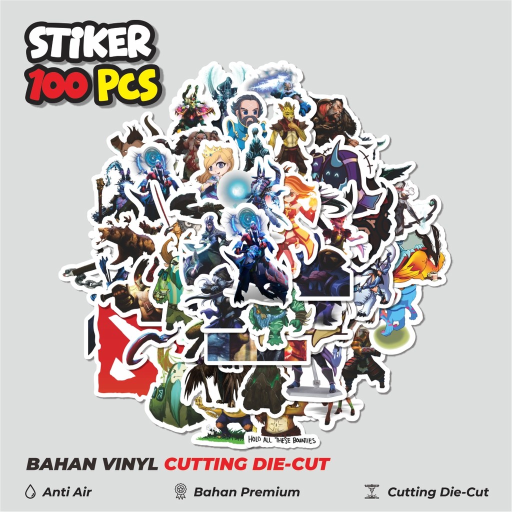 

Terbaru! 50 pcs Stiker Defend Of The Ancient - DOTA Series 2 Dekorasi Lucu Kreatif untuk Notebook, Skateboard, HP