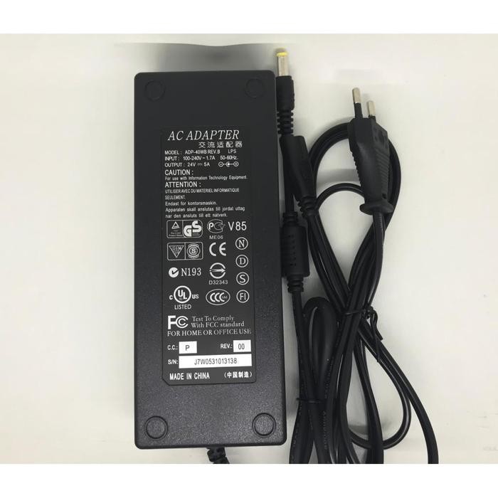 Adaptor 24V 5A / Adaptor DC 24 Volt 5 Ampere - Adaptor 24V 5A