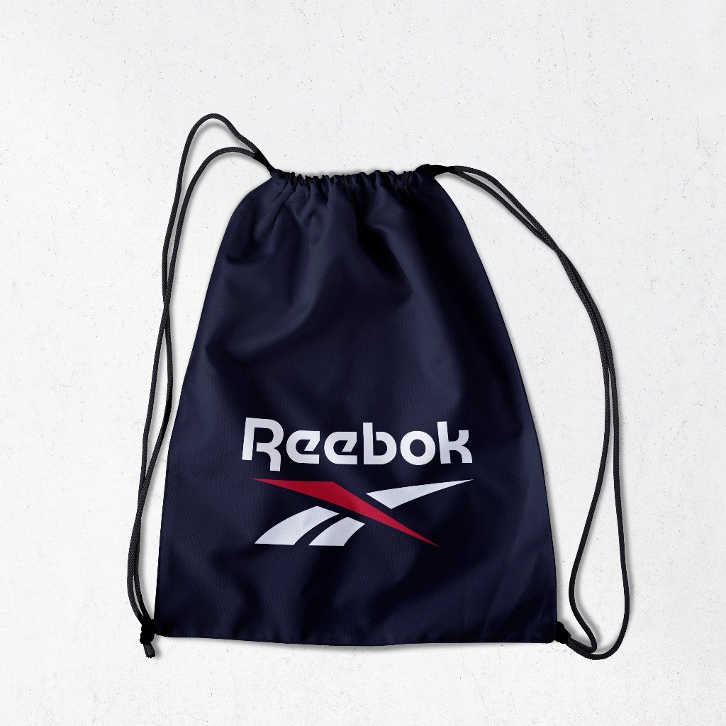 Tas Serut Anak & Remaja String Bag | Tas Sekolah | Reebok | Bahan DrillCO