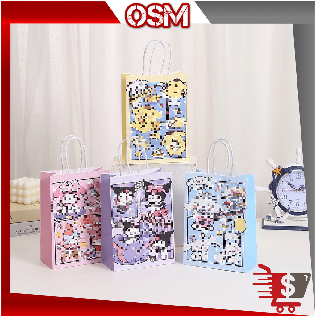 

OSM - 6661 Paper Bag Karakter Lucu / Goodie Bag Kartun / Tas Souvenir Ulang Tahun / Paper Bag Kekinian / Kantong Kertas / Tas Kado Lucu