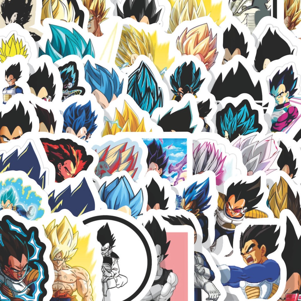 

Stiker Cutting Pack Stiker Anime Vegeta Dragon Ball Isi 100Pcs Series Aesthetic Lucu Keren Untuk Koper Bahan Vynil