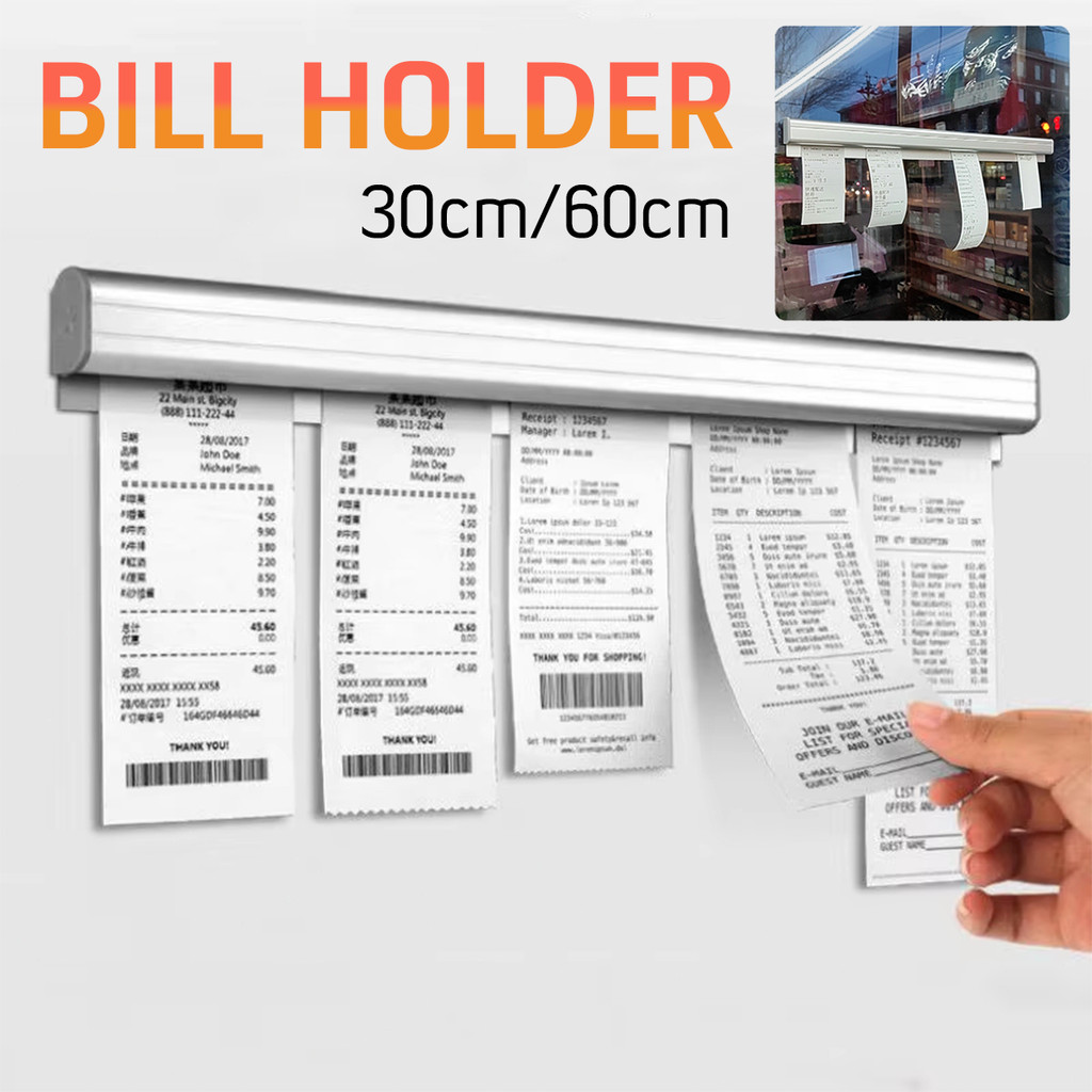 

Klip untuk pesanan dibawa pulang, dapur restoran, klip struk paduan aluminium, artefak, klip menu dapur tanpa lubang