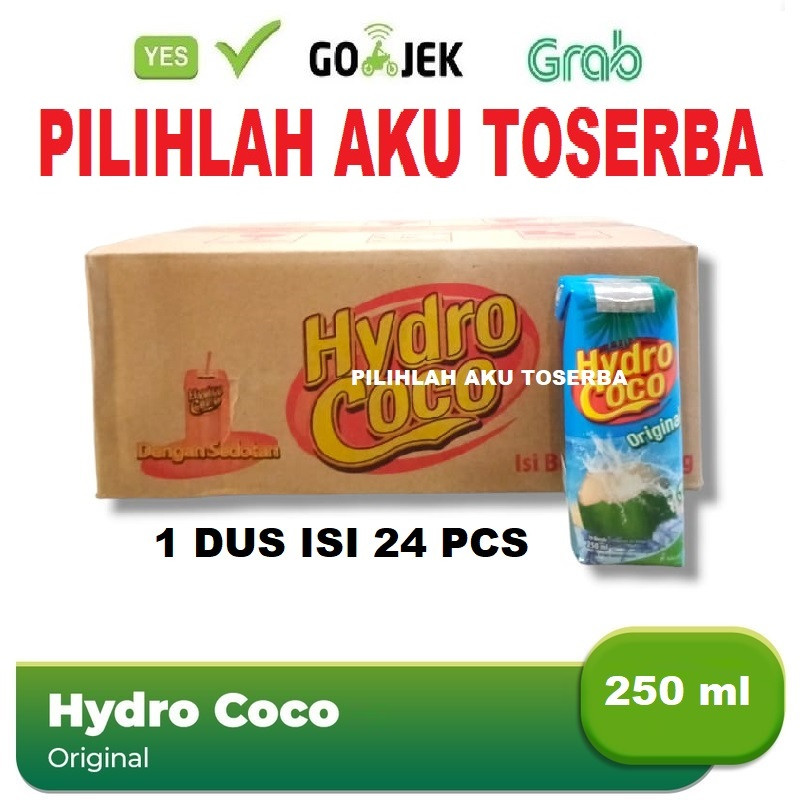 

Hydro Coco 250ml Air Kelapa - ( Harga 1 DUS )