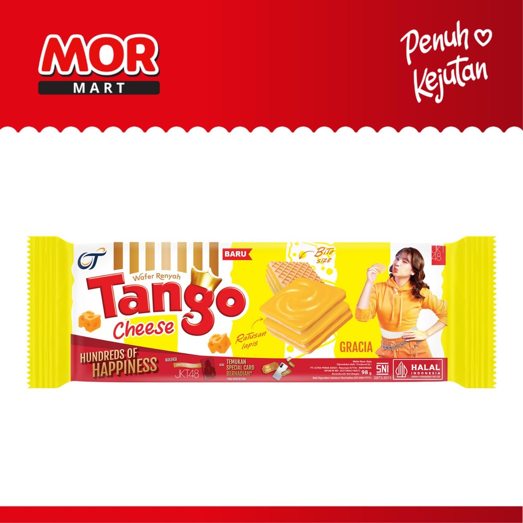 

Tango Wafer Cheese Keju 98g