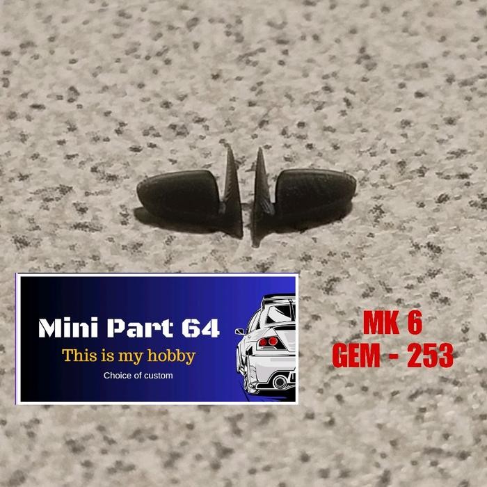 Diorama Diecast Ban spion GEM253 Miniatur Skala 64
