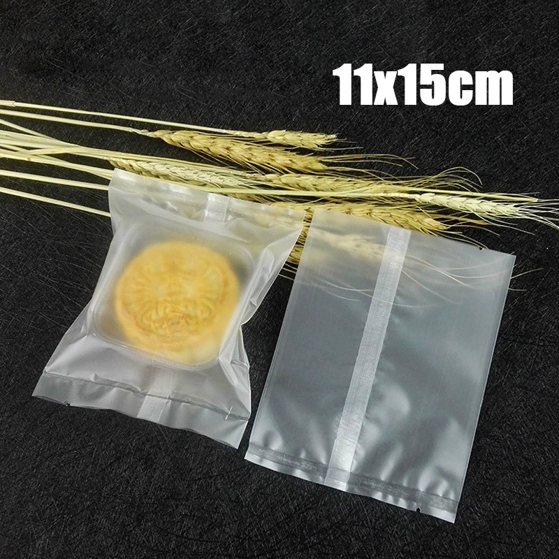 

100pcs TEBAL Plastik OPP DOFF +Lem FROSTED POLOS Seal Kemasan FOOD GRADE Cookies Packing Plastic Snack Kue Tebal Bakery Kantong Motif Buram Polkadot Packaging Nastar Coklat Permen Biskuit