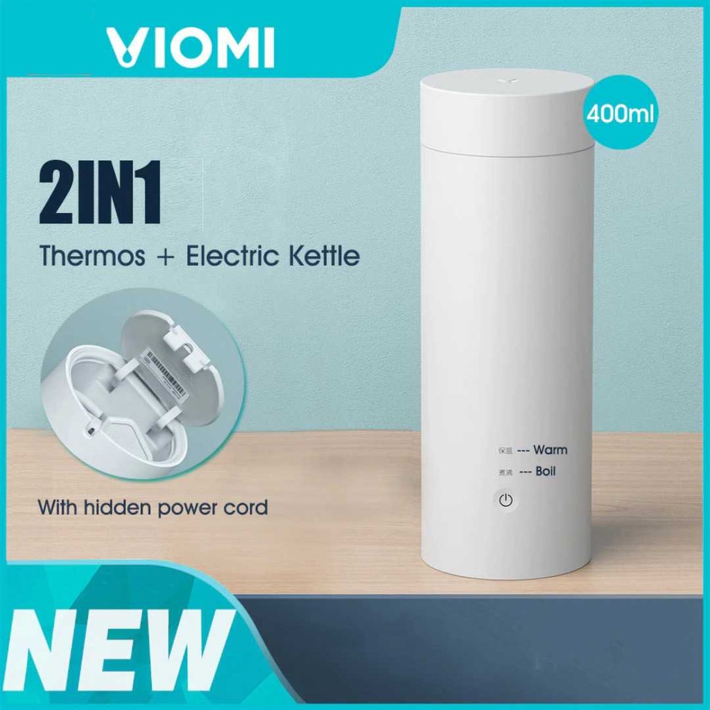 VIOMI Teko Listrik Pemanas Air Portable Tumbler Heater 300W 400ml - YM-K0401 - Tinari