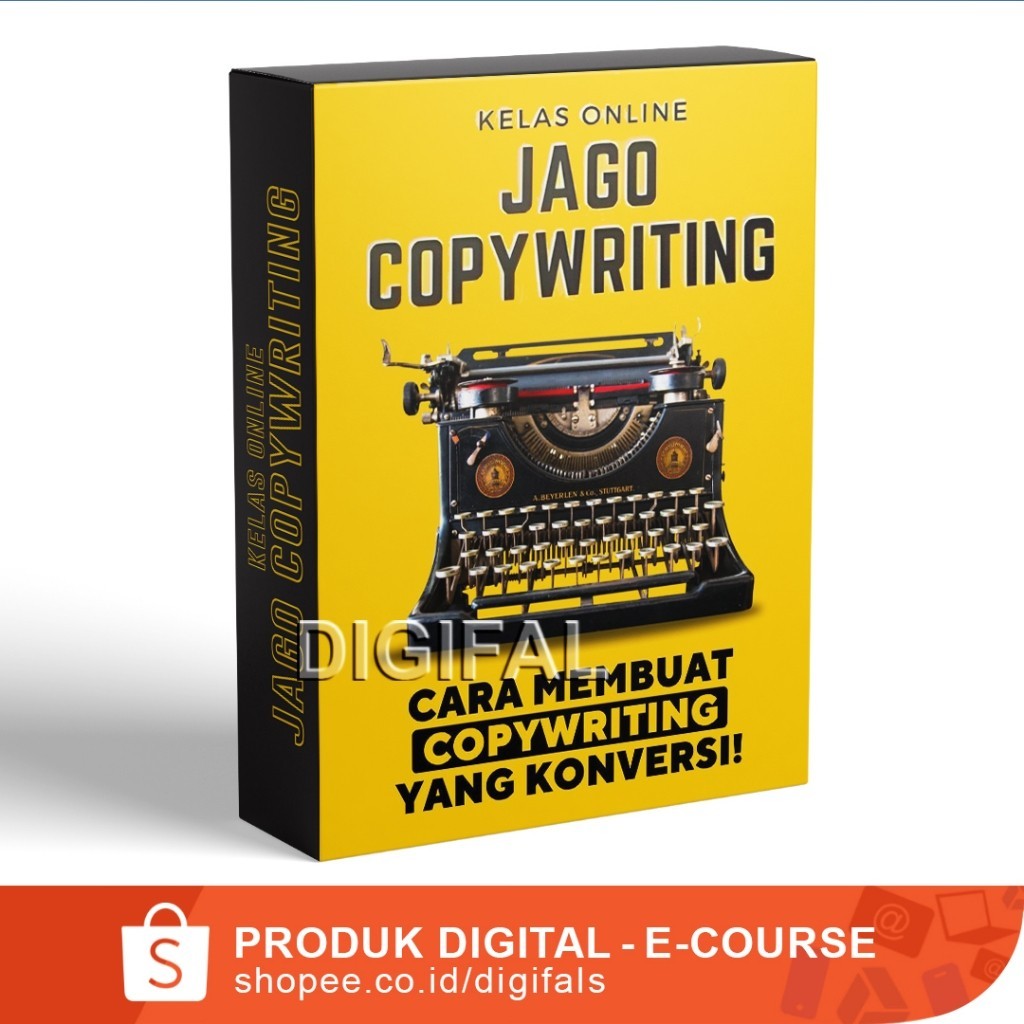 JAGO COPYWRITING - Mahir Copywriting Jago Membuat Tulisan yang Konversif - Materi Video