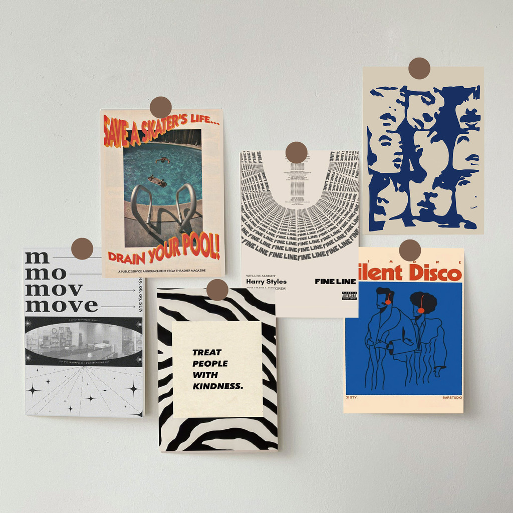 

15 Instagram Style Mixed Color Cards with Micro Ink Premium Postcards Bedroom Dormitory Wall Decoration Photography Background