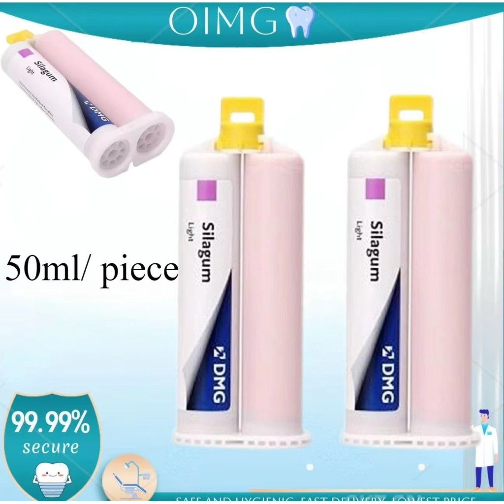 Silagum DMG Dental Silicone Soft Putty A Light-Body VPS Dentistry Impression Material Kit Heavy Body