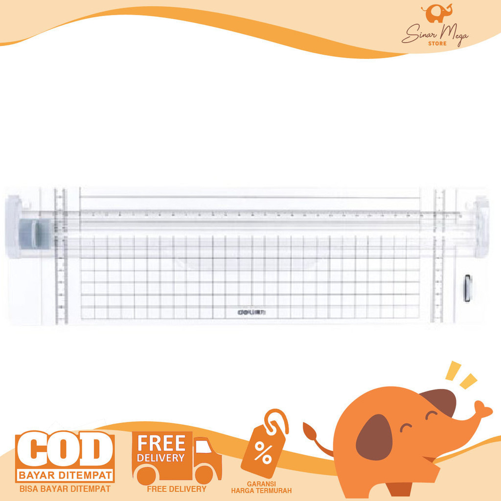 

Deli Paper Trimmer Portable 14251 Alat Pemotong Kertas A4 / Paper Cutter Mat Murah