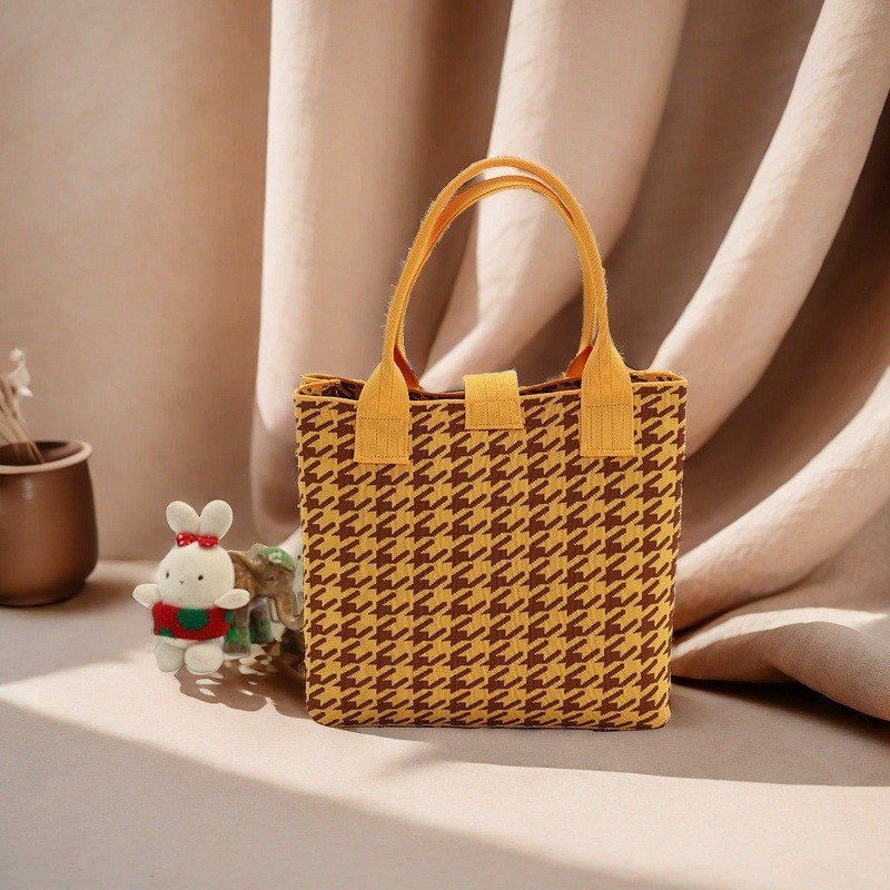 Tas Fashion Korea Wanita Kekinian Tas Rajut Knitted Mini Bag Korea